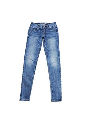 American Eagle Outfitters Jegging Jeans Womens 0 Blue Med Wash Stretch Denim